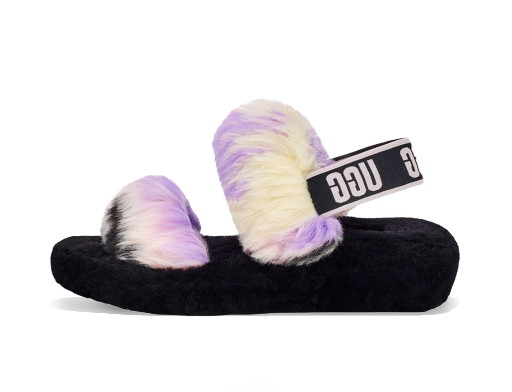 Sneakerek és cipők UGG Oh Yeah Slide Tie Dye Magnolia Fekete | 1119821-MGNL