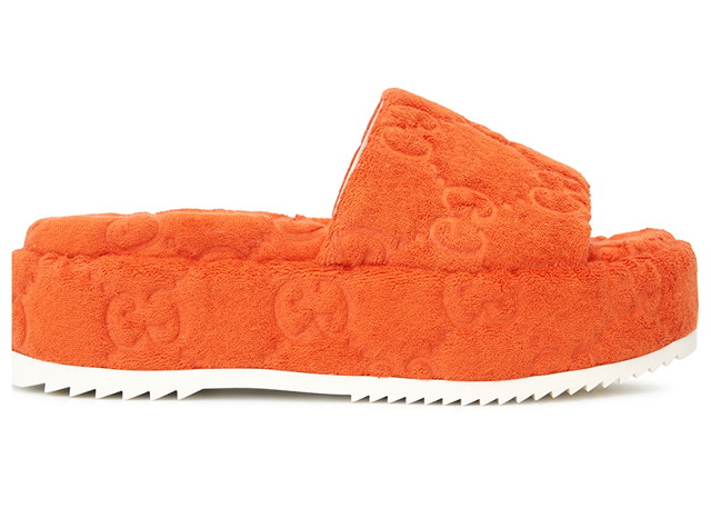 Sneakerek és cipők Gucci GG Platform Sandal Orange (Women's) 
Narancssárga | 700599 U2O00 7519