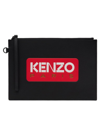 Pénztárca KENZO Paris Large Printed Pouch Fekete | FD55PM822L41