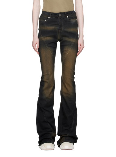 Farmer Rick Owens DRKSHDW Bias Bootcut Jeans Barna | DS02C5302 SDM