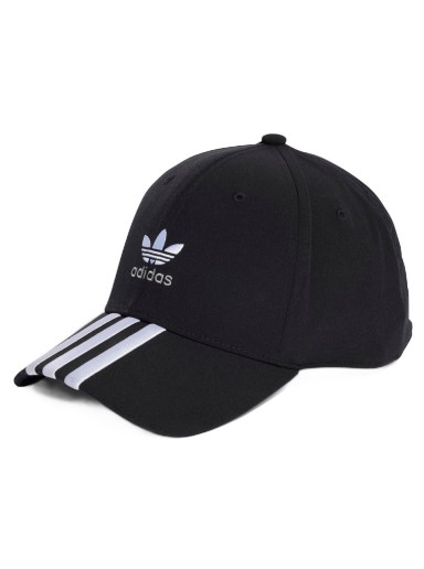 Kupakok adidas Originals Adicolor Classic Trefoil Stonewashed Baseball Cap Fekete | II0743