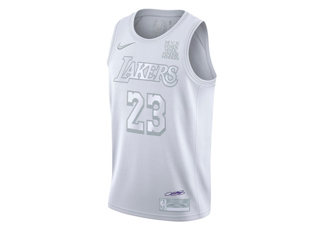 Sportmezek Nike NBA LA Lakers MVP Lebron James 23 Authentic Swingman Jersey White Fehér | CT4206-100