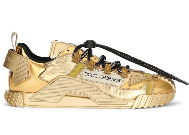Sneakerek és cipők Dolce & Gabbana NS1 Low Top Gold W Fémes | CK1756AO22880997