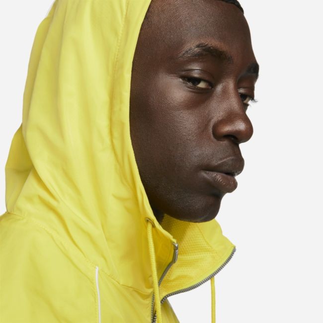 Széldzsekik Nike Air Full-Zip Hooded Woven Jacket Sárga | DQ4213-765, 1