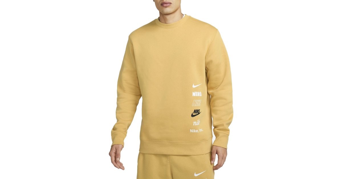 Sweatshirt Nike Club Fleece+ Sweat Bézs | dx0781-725, 1