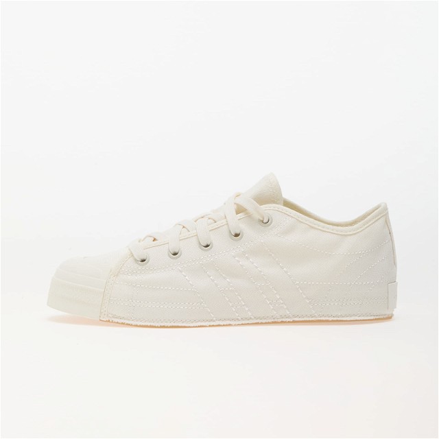 Sneakerek és cipők Y-3 Nizza Lo Off-White/ Off-White/ Off-White Fehér | IF2040