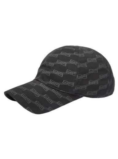 Kupakok Balenciaga BB Monogram Logo Cap Fekete | 704104-410B2-1062