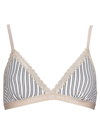 Melltartó Tommy Hilfiger Triangle and Bralettes UNLINED TRIANGLE PRT Bézs | UW0UW04464-0F8