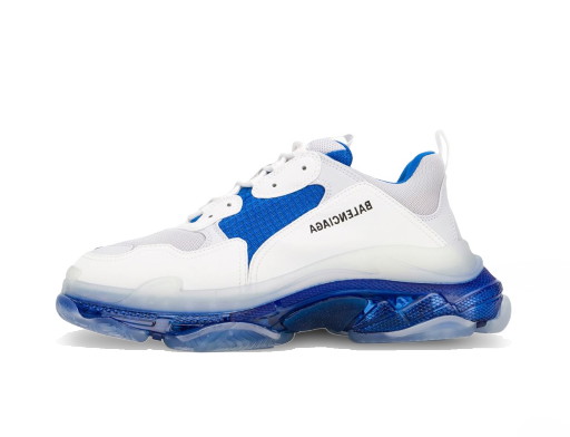 Sneakerek és cipők Balenciaga Triple S White Blue Kék | 541624 W09ON 9169