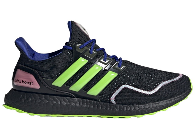 Sneakerek és cipők adidas Performance Ultra Boost 1.0 Core Black Lucid Lemon Bliss Pink Fekete | ID0144