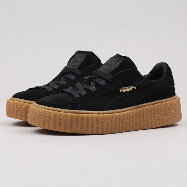 Sneakerek és cipők Puma Suede Creepers black - black - oatmeal Fekete | 361005 02