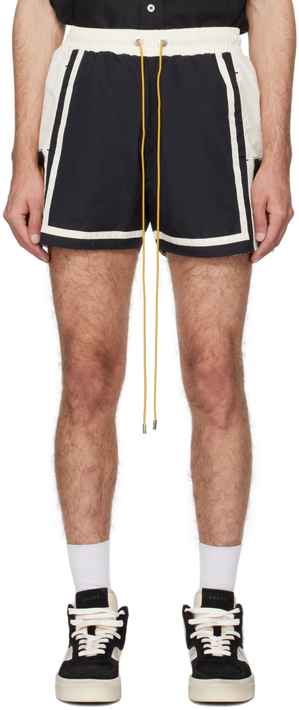 Rövidnadrág Rhude Moonlight Shorts Fekete | RHPS24SH06016130