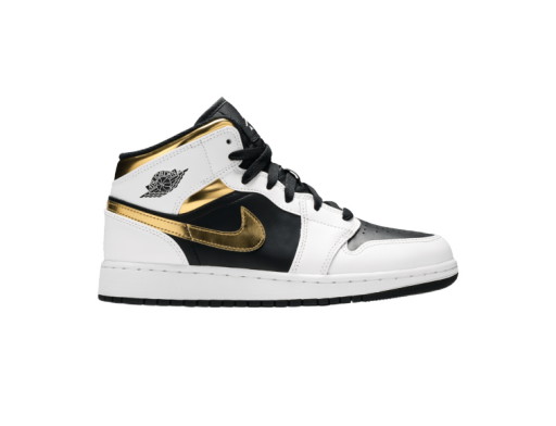 Sneakerek és cipők Jordan Air Jordan 1 Mid "White Gold" GS Fehér | 554725-190