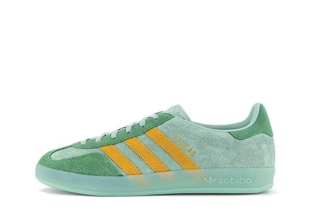 Sneakerek és cipők adidas Originals Gazelle Indoor Hazy Green Yellow Zöld | IG6783