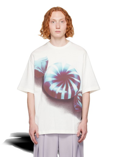 Póló Jil Sander Printed T-Shirt Fehér | J21GC0131 J20118