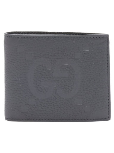 Pénztárca Gucci Embossed GG Wallet Black Fekete | 739475-AABY0-1000