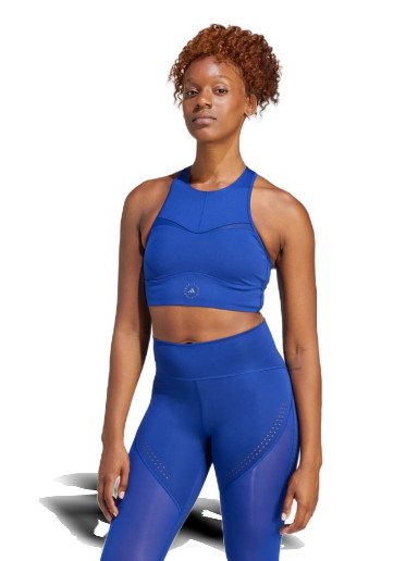 Crop topok adidas Performance by Stella McCartney Training Crop Top Kék | IB5529