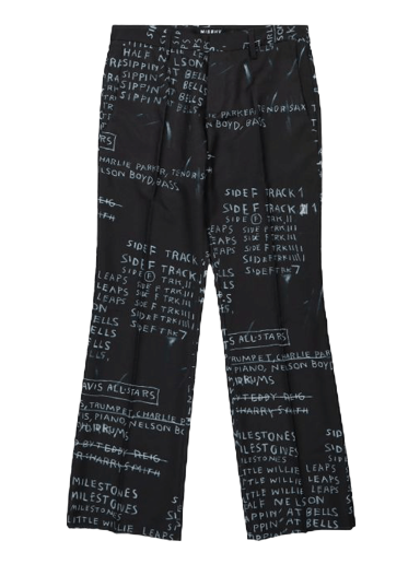 Nadrág MISBHV Basquiat Edition Discography Flared Trousers Fekete | 122U760B