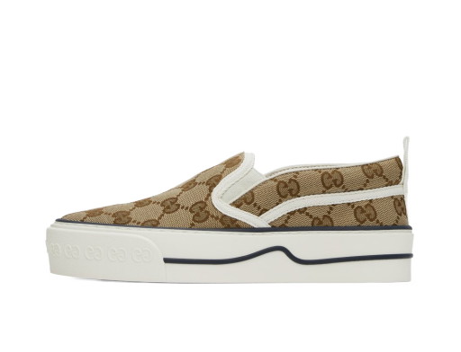 Sneakerek és cipők Gucci Tennis 1977 Slip-On Sneakers 'Beige' Bézs | 624733 2HK40