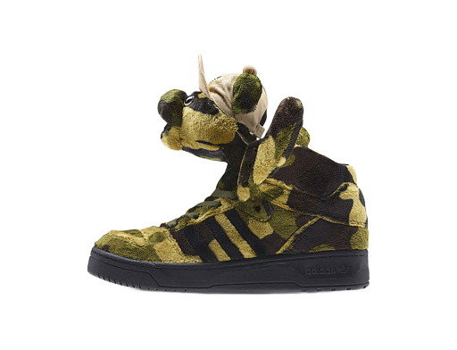 Sneakerek és cipők adidas Originals Jeremy Scott "Camo Bear" Zöld | q20917