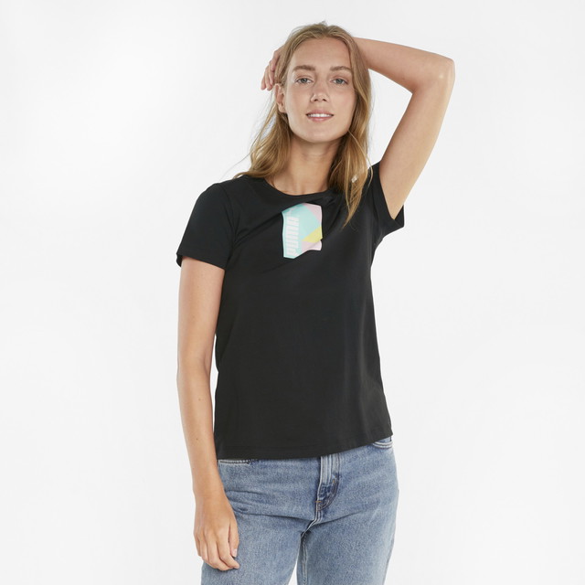 Póló Puma INTL Graphic Tee S Fekete | 531658-01