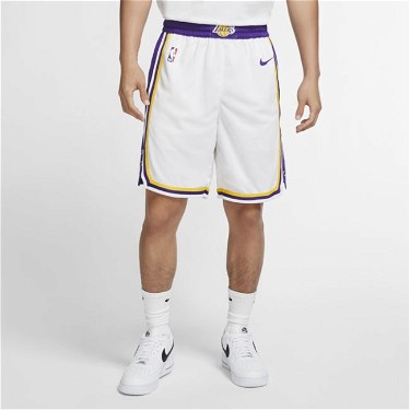Rövidnadrág Nike Los Angeles Lakers Men's NBA Swingman Shorts Fehér | AJ5616-100, 3