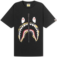 1st Camo Shark T-Shirt Black Yellow