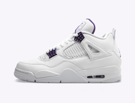 Sneakerek és cipők Jordan Air Jordan 4 Retro ''Purple Metallic'' GS Fehér | 408452-115
