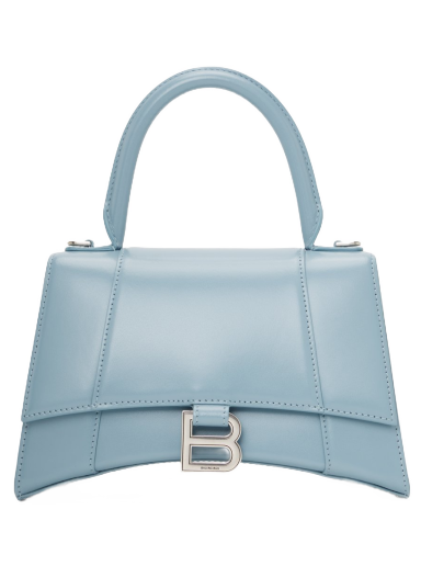 Válltáskák Balenciaga Small Hourglass Bag Kék | 593546 1QJ4Y