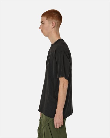 Póló Stone Island Garment Dyed Embroidered Logo T-Shirt Fekete | 801520457 V0029, 2