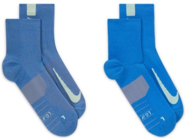 Zoknik és harisnyanadrágok Nike Ponožky U NK MLTPLIER ANKLE 2PR - 144 Sötétkék | sx7556-991, 2