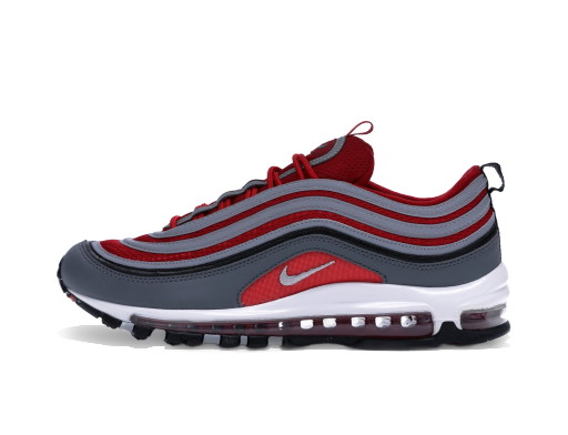 Sneakerek és cipők Nike Air Max 97 Dark Grey Gym Red Szürke | 921826-007