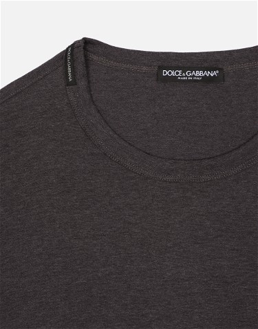 Póló Dolce & Gabbana Cotton T-shirt Fekete | G8JX7TFU7EQS8292, 2