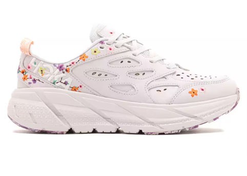Sneakerek és cipők Hoka One One Clifton L Vibrant Bloom Fehér | 1153618-NSC