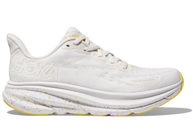 Sneakerek és cipők Hoka One One Clifton 9 White Lemonade (Women's) Fehér | 1127896-WTL