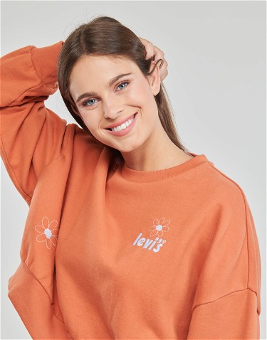 Sweatshirt Levi's GRAPHIC CROP PRISM CREW Sweatshirt 
Narancssárga | A2729-0003, 4