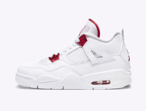 Sneakerek és cipők Jordan Air Jordan 4 Retro GS "Red Metallic" Fehér | 408452-112