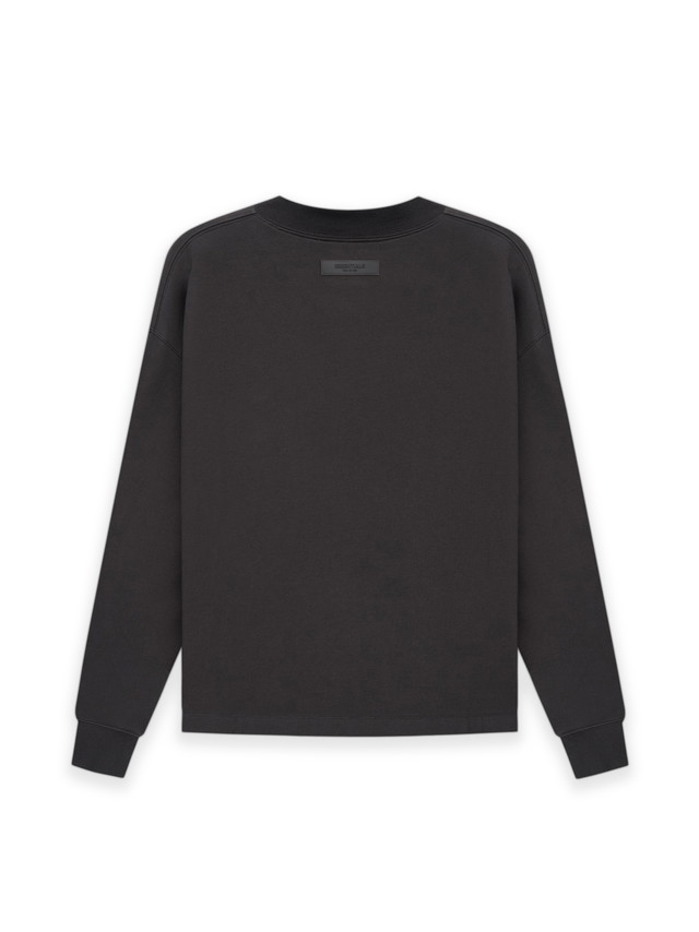 Sweatshirt Fear of God Essentials Relaxed Crewneck Iron Fekete | 192BT212070F