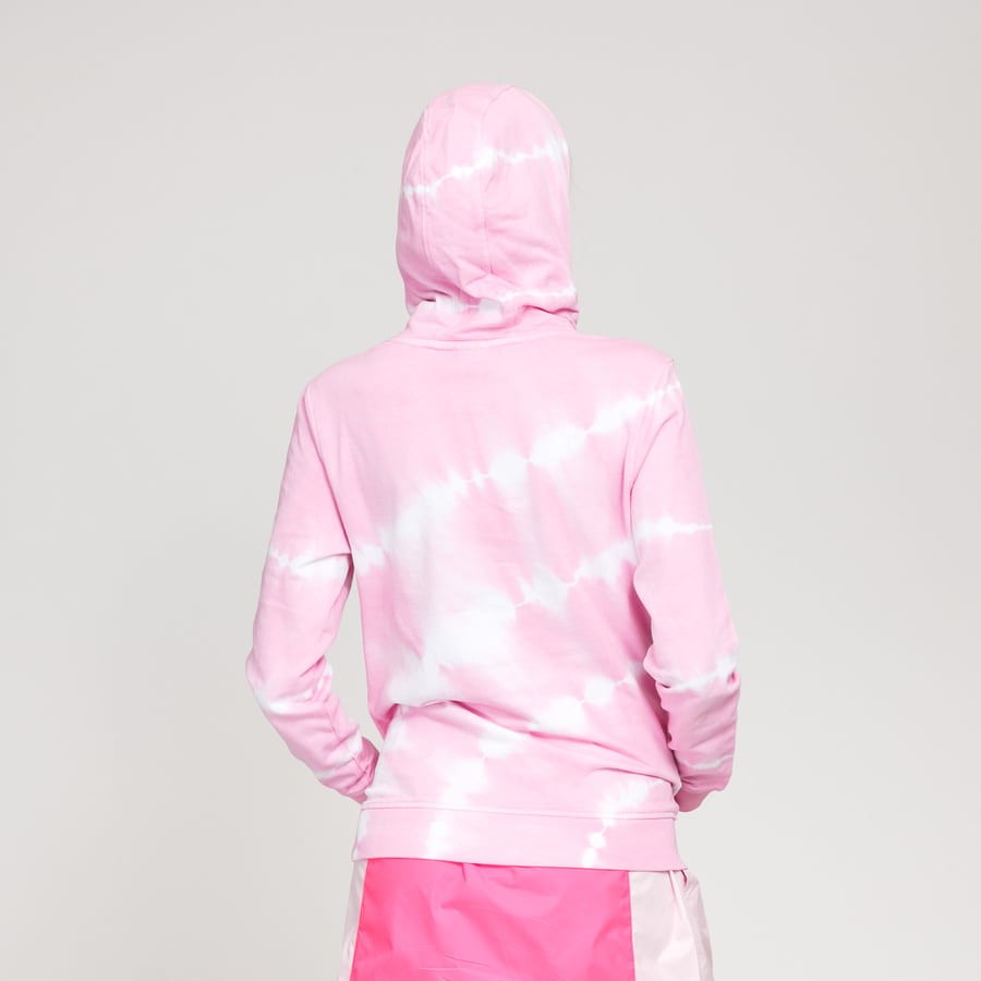Sweatshirt Urban Classics Tie Dye Hoody Rózsaszín | TB3450 pink, 1