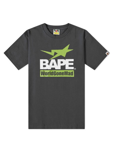 Póló BAPE Archive World Gone Mad Tee Szürke | 001TEI701007F-CHA