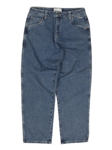 Farmer Dime Classic Relaxed Denim Pants Sötétkék | dimeho2340sto