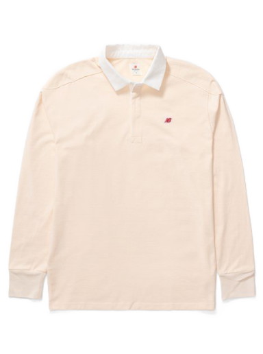 Pólóingek New Balance Made In Usa Long Sleeve Polo Bézs | MT33545MCU