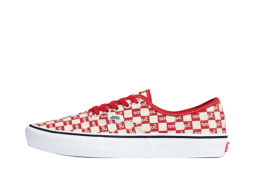 Sneakerek és cipők Vans Authentic Supreme Red Checker Logo 
Piros | VN000Q0DJLY