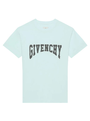 Póló Givenchy Slim Fit Print T-Shirt Kék | BM716G3Y7M 466