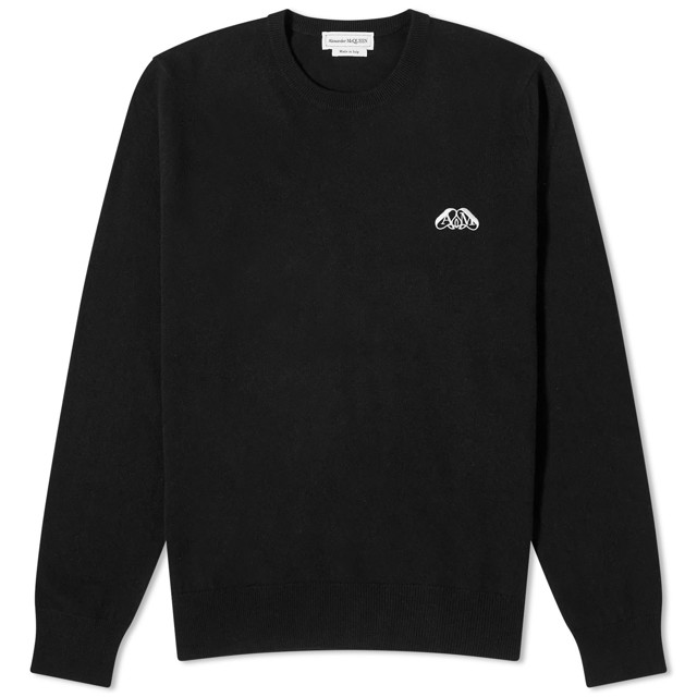 Embroidered Cashmere Crewneck