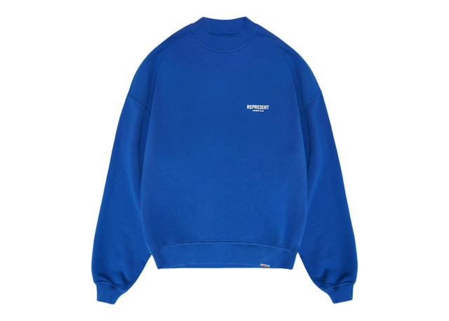 Pulóver Represent Clo Represent Owner's Club Sweater Cobalt Blue/White Kék | M04159-109