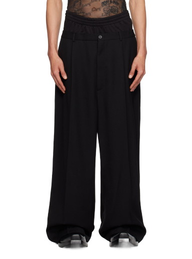 Black Hybrid Trousers