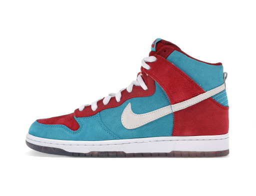 Sneakerek és cipők Nike SB SB Dunk High Bloody Gums Türkizkék | 313171-611