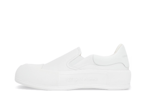 Sneakerek és cipők Alexander McQueen Deck Skate Plimsoll Sneakers Fehér | 654592WHZT8