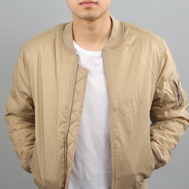 Bomber dzsekik Urban Classics Basic Bomber Bézs | tb861 beige, 2